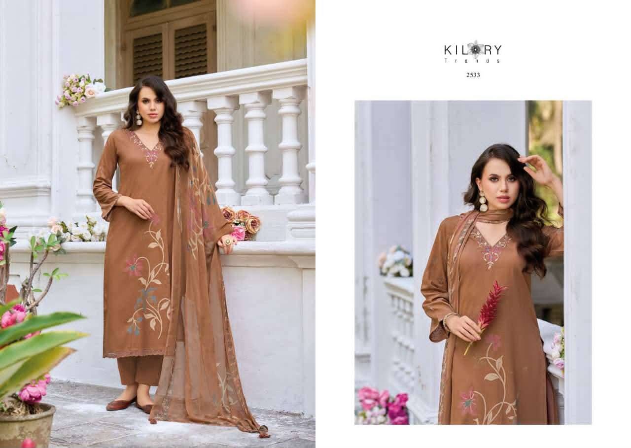 ZARINA By KILORY TRENDS 2531 To 2536 Series Stylish Beautiful Colourful LAWN COTTON Dresses At Wholesale Price